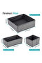 منظم خزانة ملابس قابل للطي مكون من 6 قطع - 2