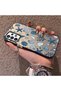 Samsung Galaxy A73 Compatible Hard Acrylic Back Silicone Edge Lens Protection Stylish Print Case - 3