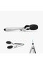 Clongs 23cm Steel Tongs, Black
