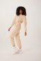 Women's Sweat Tracksuit Set Beige - 2