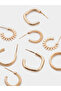 Pack of 16 - Gold Hoop Earrings - 2