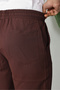 New Season Comfortable Fit Flexible Fabric Baggy Pants with Elastic Waist - 3