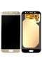 شاشة LCD تعمل باللمس من نوع OLED لهاتف سامسونج جالاكسي J7 برو ذهبي (Gold)