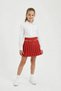 Girl's White Shirt & White Pleated Skirt Set – Special Day/School April 23Rd
