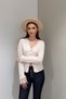 Lace Detailed Cardigan - Cream - 3
