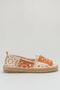 Women's Knitwear Genuine Leather Inner Lined Espadrille Casual Loafer Shoes Lais Beige - 3