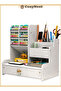 Premium Large-Capacity Drawer Storage Box, Dustproof Multi-Layer Desktop Organizfor Home & Office - 4
