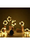 Warm White 5-pack 2M 20LEDs Solar Wine Bottle String Light Copper Wire Fairy Light Cork Shape Christ - 5