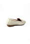 102 Gray Leather Women's Ballerinas - 4