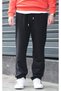 Men's Black Relaxed Cut Summer Sweatpants - 3