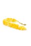 Coarse Grain Yellow White Powdered Amber Fish Prayer Beads