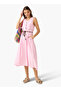 Midi Shirt Dress with Belt - 3
