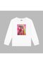 Colorful Photo Design Printed Unlined 3 Thread Oversize Crew Neck Sweatshirt