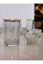 12-Piece Luxury Coffee Presentation Set - Gold Gilded Coffee Cup for 6 People and Mini Turkish Delight Bowl - 4