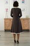 Brown Fiyona Modal Fabric Dress - 4