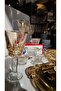 12-Piece Luxury Coffee Presentation Set - 6-Piece Footed Coffee Side Cups and 6-Piece Gilded Mini Turkish Delight Bowls Set - 3