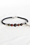 Bloodstone Natural Stone Rubber Men's Bracelet, Valentine's Day Gift Men's Accessory - 5