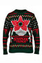 Green Stranger Things Demogorgon Knitted Unisex Sweater - 4