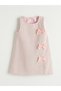 Mg Trenden Pink Girls Tweed Dress and Pantyhose - 2