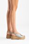 Caleb Women's Genuine Leather Sandals Gray - 7