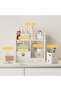 Desktop Makeup Organizer Storage Shelf With Drawer And Brush Holder 26.5x16x26cm - 3