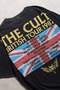 The Cult British Tour 1987 Oversize Unisex Acid Wash Black Short Sleeve Tshirt - 4