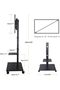 Floor TV Stand with Wheels For 32-65 Inch TV - 3