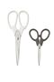 2-Piece Kitchen Scissors Grey-White Trend - 2