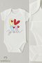 Love Printed 3-Piece Baby Bodysuit Set 100% Cotton – Short Sleeve Snap Fastener Newborn & Baby Bodysuit (0-24 Months) - 6