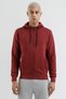 Sportswear Men's Hooded and Full Zip Sweatshirt Burgundy