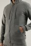 Sportswear Men's Hooded Zipper Sweatshirt Titanium - 4