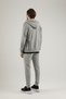 Sportswear Men's Hooded Zipper Sweatshirt Gray - 5