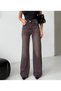 2021 Wide Leg Lycra Denim Pants - 4