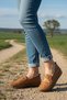Gel Anti-Slip Stitched Sole Soft Daily Real Leather Orthopedic Women's Flat Shoes - 2