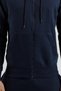 Sportswear Men's Hooded and Full Zipper Sweatshirt Navy Blue - 4