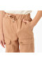 شورت قصير بخصر برباط وجيوب جانبية - 4