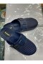 Navy Blue Women's Slippers - 2