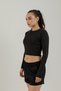 Sportswear Long Sleeve Women's Athlete T-Shirt Black - 2