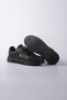 Unisex Daily Lace-Up Black Black Sneaker Sports Shoes - 4