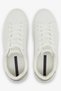 Women's White Low-Top Sneakers - Classic Style Detail for Elegant Everyday Wear - 5