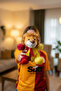 Yellow Red Cute Lion Plush Toy - 25 cm Lion Plush Fan Gift - 2