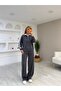 Textured Modal Zipper Stripe Detailed Suit