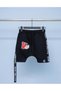 Boy's 2-9 Years Old V Printed Stripe Detailed Shalwar Shorts 35034 - 2
