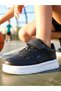 Unisex Children's Black Finster Sports Shoes Velcro Light Sole Comfortable Sneaker