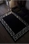 Stone Shimmering Stone Detailed Woven Base Modern Decorative Carpet Stone1 - 5