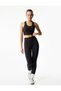 High Waist Black Sports Leggings - Flexible and Supportive Fitness Yoga - 2