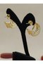 Vip Gold Color Multi Ring Zircon Stone Xuping Earrings, Non Tarnish Steel Earrings - 3