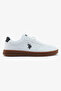 Men's White Low-Top Sneakers - Durable and Stylish Casual Footwear