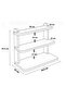 Mak101 Countertop Organizer, Kitchen Shelf, Accessory Jewelry Stand, 3-Tier, Lidya - 8