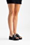 Cooper Women's Genuine Leather Slippers Black - 6